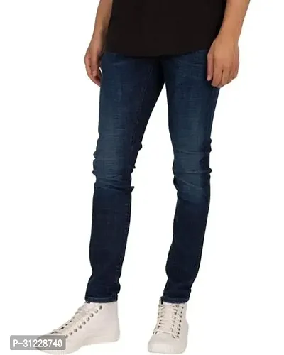 Stylish Denim Solid Jeans for Men-thumb0