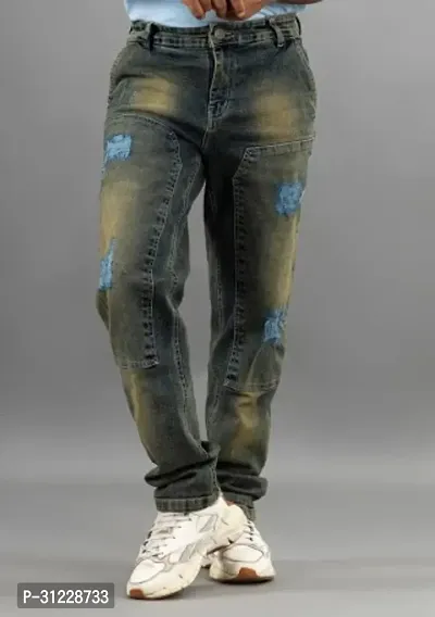 Stylish Denim Solid Jeans for Men