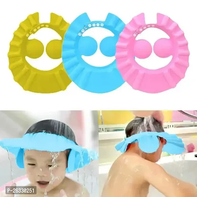Baby Shampoo Shower Bathing Protection Bath Soft Cap Soft Adjustable Visor Hat for Toddler, Baby, Kids, Children-thumb5
