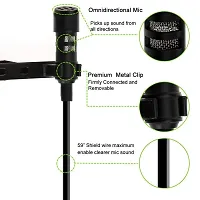 3.5mm Clip Lapel Collar Mic for YouTube, Collar mic for Mobile Recording, Singing, vlogging, compatable with All Smartphones, PC, Laptop (1.5M)-thumb3