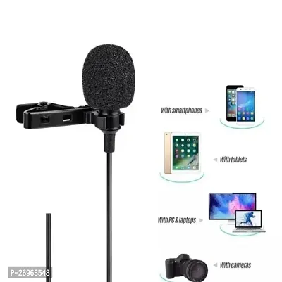 3.5mm Clip Lapel Collar Mic for YouTube, Collar mic for Mobile Recording, Singing, vlogging, compatable with All Smartphones, PC, Laptop (1.5M)-thumb5