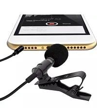 3.5mm Clip Lapel Collar Mic for YouTube, Collar mic for Mobile Recording, Singing, vlogging, compatable with All Smartphones, PC, Laptop (1.5M)-thumb1