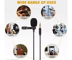 3.5mm Clip Lapel Collar Mic for YouTube, Collar mic for Mobile Recording, Singing, vlogging, compatable with All Smartphones, PC, Laptop (1.5M)-thumb2