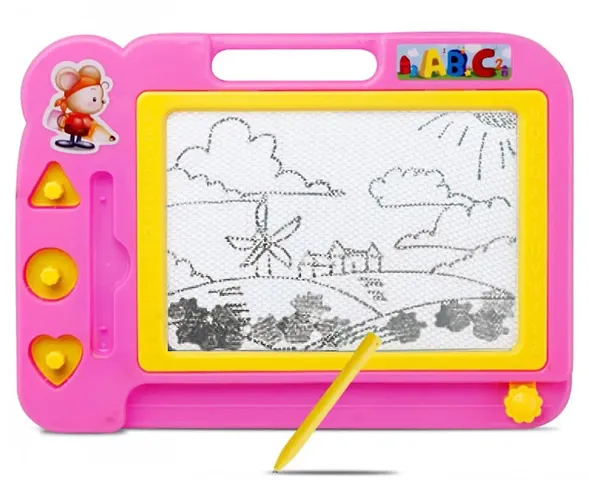 Aprimeadda BIGI Magic Writer Magnetic Drawing Board Kids Educational Toys  (Purple)