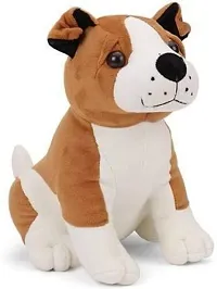 BULL DOG Toy Animals for Kids/Girls/Boys - 30 cm (Multicolor)-thumb1