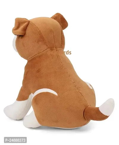 BULL DOG Toy Animals for Kids/Girls/Boys - 30 cm (Multicolor)-thumb5