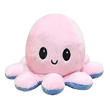 Mini Octopus Soft Push Toy - Small Stuffed Animal, Ocean Animal Toy for Kids/Girls/Boys Birthday  Xmas Gift Present, Dimension (20 * 10 * 8) cm - Assorted Colour - 1 Piece-thumb1