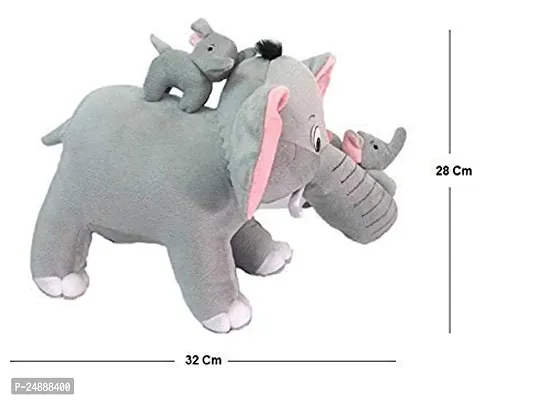 Elephant Soft Toys, Elephant Toys for Kids, Birthday Gift for Girls/Wife, Boyfriend/Husband, Wedding for Couple Special, Rakhi for Brother/Sister Gift Items, (30 cm)-thumb2