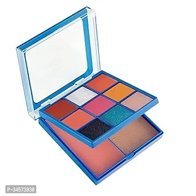 The City Paradise Makeup Kit Highly Pigmented and Blendable 9 Eyeshadow Palette with 1 Highlighter, Blusher, Bronzer and Compact Powder each (16.0 gm) (01-Mumbai)-thumb0