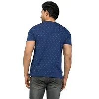FLICKER HOODS Men's Cotton T-Shirt (CH-FL-L1201-RBL-M, Blue, Medium)-thumb4