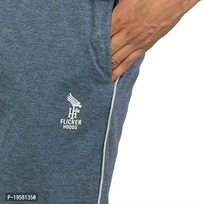 FLICKER HOODS Cool Gray Track Pants-thumb3