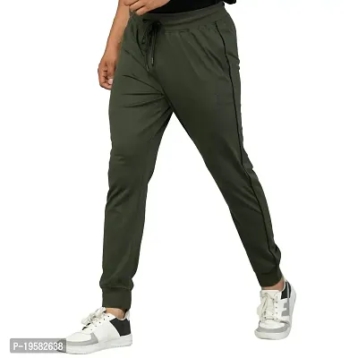 FLICKER HOODS Solid Olive Track Pants 4XL-thumb3