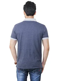 FLICKER HOODS Men's Basic Solid Half Sleeve Tee's_XL-thumb2