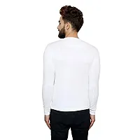 FLICKER HOODS Men's Basic Solid Tee's_L1300-WHITE-XL-thumb3