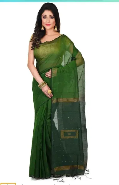 Must Have Cotton Saree with Blouse piece 