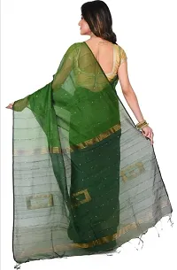 Beautiful Cotton Silk Saree With Blouse Piece For Women-thumb1