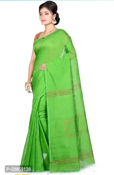 Beautiful Cotton Silk Saree With Blouse Piece For Women-thumb2