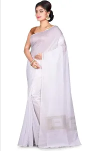 Beautiful Cotton Silk Saree With Blouse Piece For Women-thumb1