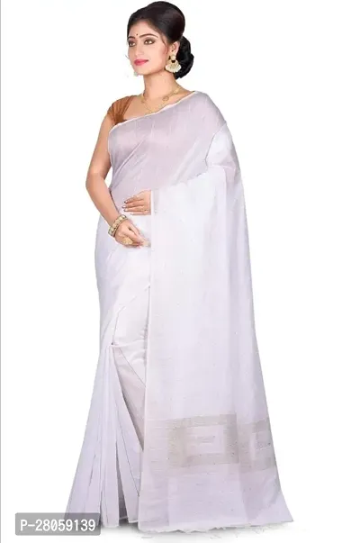 Beautiful Cotton Silk Saree With Blouse Piece For Women-thumb2