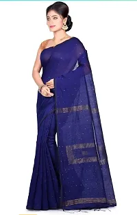 Beautiful Cotton Silk Saree With Blouse Piece For Women-thumb1