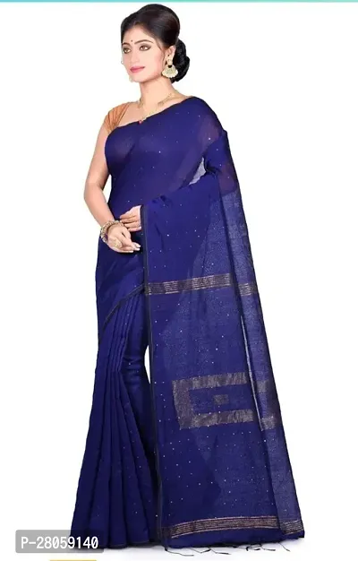 Beautiful Cotton Silk Saree With Blouse Piece For Women-thumb2