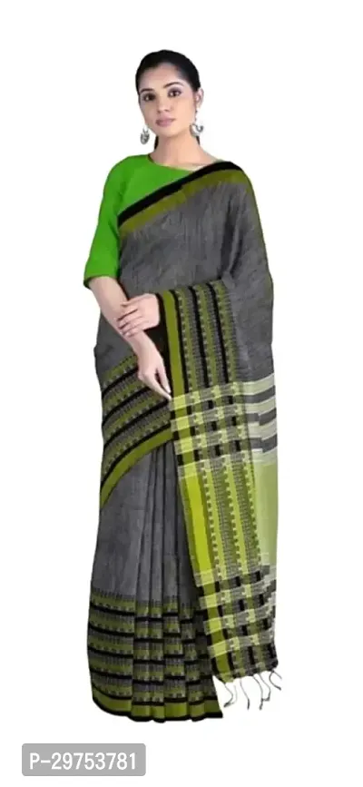 Beautiful Cotton Saree With Blouse Piece For Women