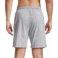 Men's Cotton Blend Black  Blue Regular Capri Shorts Half Pants Combo Pack of 3 (M)-thumb4