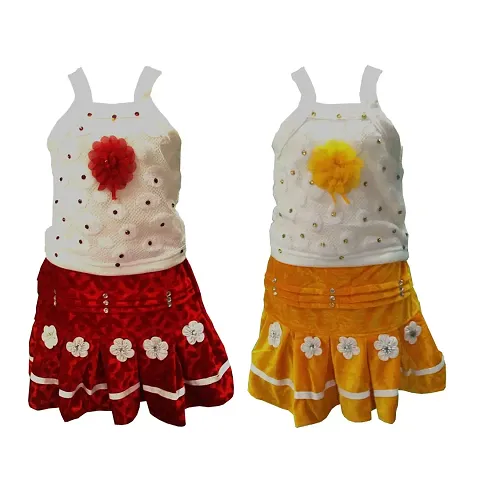 Baby Girls Party (Festive) Velvet Dress Two Combo Pack