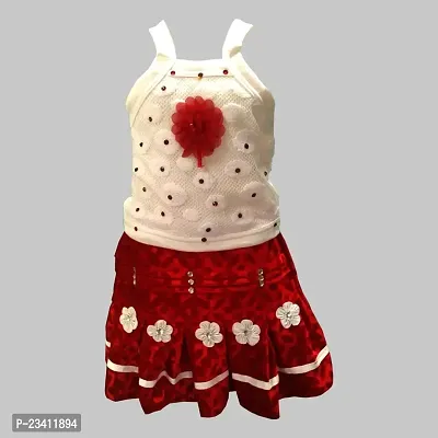 Baby Girls Party (Festive) Velvet Dress Two Combo Pack-thumb2