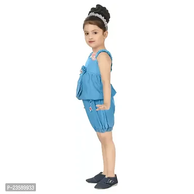 Baby girls top  hot pant clothing set | clothing sets for girls | Girls Cotton Clothing Set | Girls Frock top | Kids' Frock Dress | Printed frock | Toddler Partywear Frock | Fashion frock | Infant Fr-thumb3