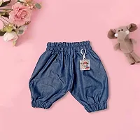 Stylish Denim Solid Clothing Set for Kid Girl-thumb3