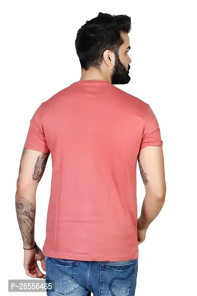 WHALEBONE Cotton Fabric Regular Fit Half Sleeve Round Neck Plain Casual T-Shirt for Boys  Men-thumb2
