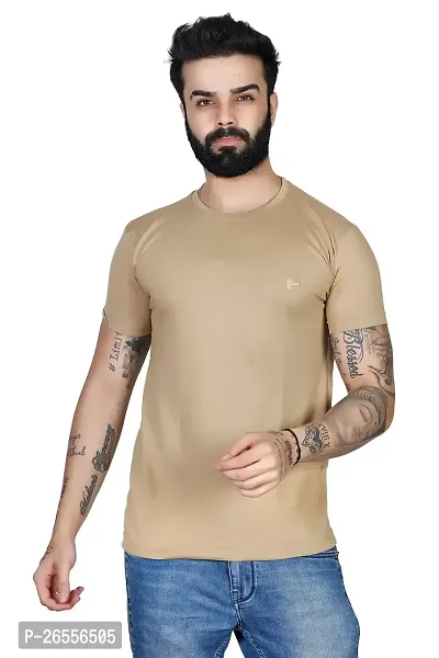 WHALEBONE Cotton Fabric Regular Fit Half Sleeve Round Neck Plain Casual T-Shirt for Boys  Men