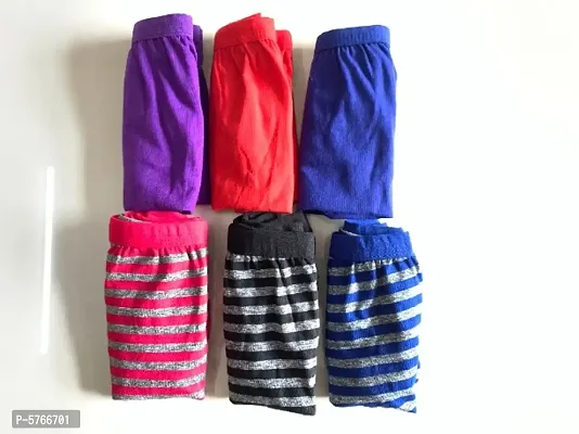 Fancy Cotton Printed Panties (Pack Of 6)-thumb0