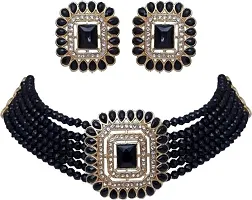 Trending Black Necklace Set for Women and Girls-thumb3