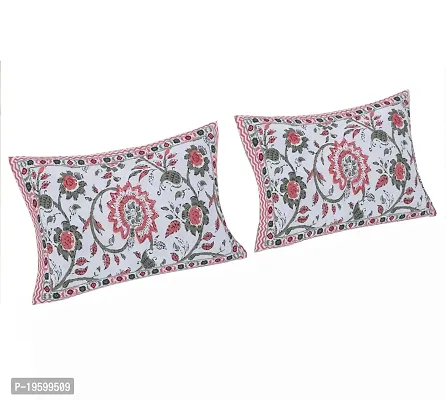 Febriico Enterprises Cotton Pillow Covers Set of 6 Pieces- Peach (FEBPL445 )-thumb5
