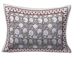 Febriico Enterprises Cotton Pillow Covers Set of 6 Pieces- Brown (FEBPL420 )-thumb2