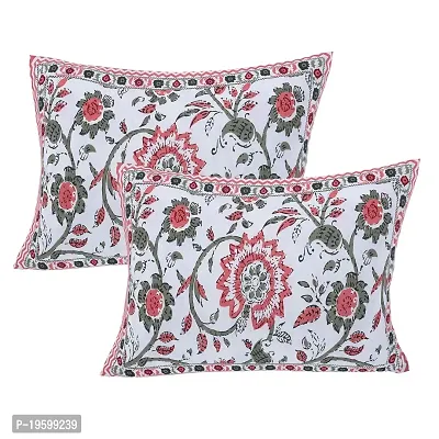 Febriico Enterprises Cotton Pillow Covers Set of 6 Pieces- Peach (FEBPL444 )-thumb2