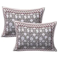 Febriico Enterprises Cotton Pillow Covers Set of 6 Pieces- Brown (FEBPL420 )-thumb1