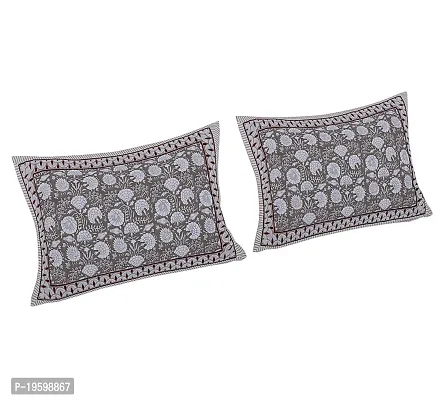 Febriico Enterprises Cotton Pillow Covers Set of 6 Pieces- Brown (FEBPL420 )-thumb5