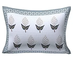 Febriico Enterprises Cotton Pillow Covers Set of 4 Pieces- Green (FEBPL408 )-thumb2