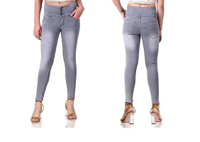 Trendy Cotton Lycra Jeans For Women-thumb1