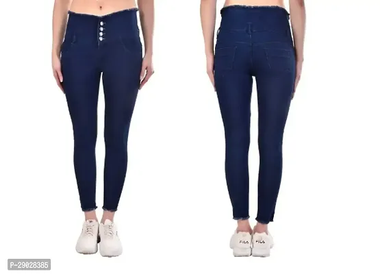 Trendy Cotton Lycra Jeans For Women-thumb3