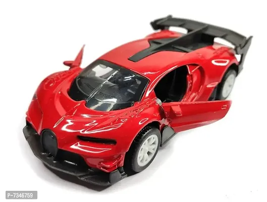 Die Cast Hot Alloy Model World Buggati Look Toy Car with Pull Back Wheels Functi-thumb0