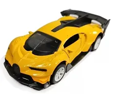 Die Cast Hot Alloy Model World Buggati Look Toy Car with Pull Back Wheels Functi-thumb1