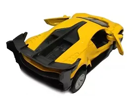 Die Cast Hot Alloy Model World Buggati Look Toy Car with Pull Back Wheels Functi-thumb3