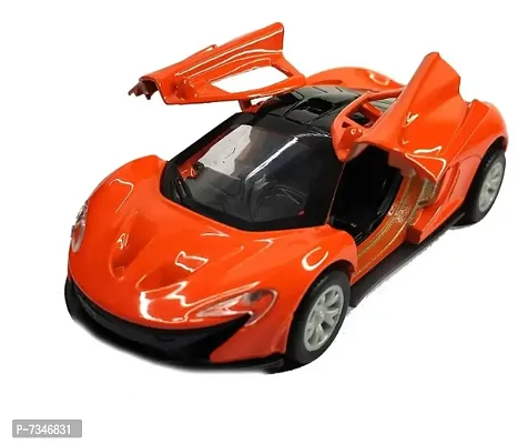 FLYmart Model World Die Cast Hot Alloy Car with Openable Doors  Pull Back Wheels Functi-thumb0