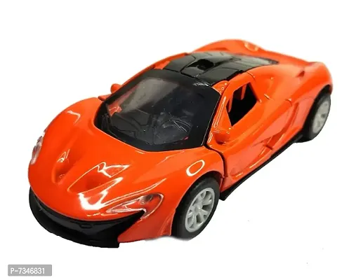FLYmart Model World Die Cast Hot Alloy Car with Openable Doors  Pull Back Wheels Functi-thumb2