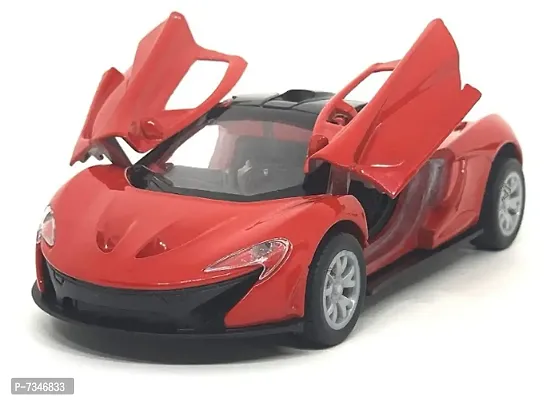 FLYmart Model World Die Cast Hot Alloy Car with Openable Doors  Pull Back Wheels Functi-thumb0