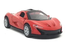 FLYmart Model World Die Cast Hot Alloy Car with Openable Doors  Pull Back Wheels Functi-thumb1